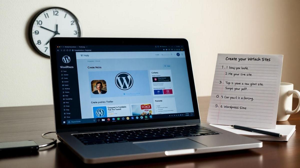 Step by Step: Create a WordPress Site in One Hour
